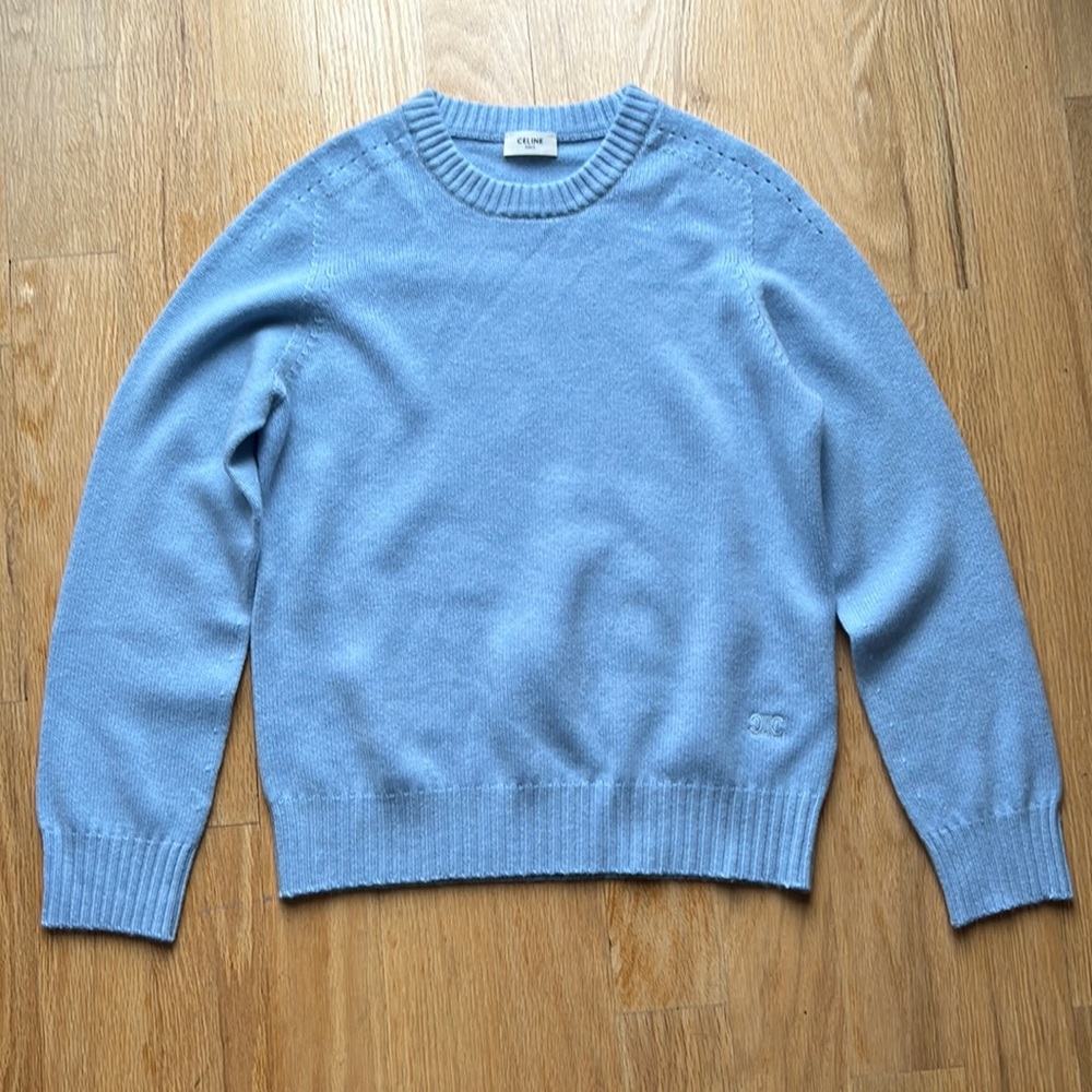 Celine 100% cashmere seamless sweater